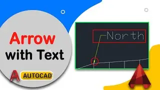 How to create arrow with text in AutoCAD