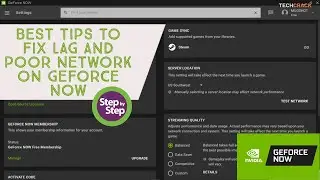 BEST TIPS AND TRICKS TO FIX GeFORCE NOW LAG AND INPUT DELAY SETTINGS  (NETWORK FIX!!!!)