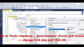 Microsoft Visual Studio -  How to increase font size in few seconds