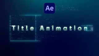 Cyberpunk inspired Title Animation | After Effects Tutorial