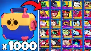 MEGA KUTU AÇARAK OYUNDAKİ TÜM KARAKTERLERİ ÇIKARDIM !! BRAWL STARS