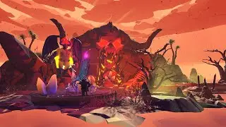 POLYGON - Arid Desert + POLYGON - Dungeon Realms pack mash-up!