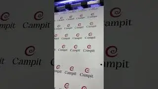 Как бумажные наклейки вырезаются по контуру #uvdtf #dtf