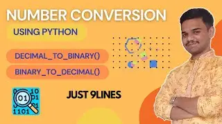 Number Conversion using python || Python projects for beginners || Project maker