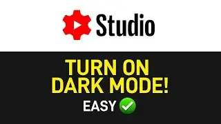 How to Turn ON Dark Mode in YouTube Studio App