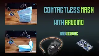 Making of Contactless Mask with live demo and source code || Arduino and Servo motors || fun project