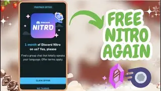 FREE 1 MONTH NITRO TRIAL  BACK TO BACK | DISCORD X DUOLINGO