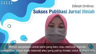 #14 Q&A Bu Candra - Bagaimana cara publish jurnal skala nasional atau yang paling mudah?