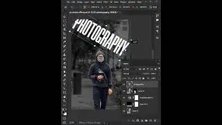 Stroke Text Effect In Photoshop | Photoshop Tutorial