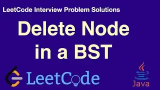 LeetCode in Java - Delete Node in a BST