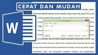 CARA MUDAH MENGHILANGKAN SPASI BERLEBIH DI MICROSOFT WORD - TUTORIAL MICROSOFT WORD BAHASA INDONESIA