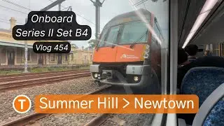 Sydney Transport Vlog 454: Summer Hill to Newtown Onboard Waratah Series II B4