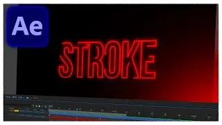 How to Create a Stroke Text Animation in After Effects