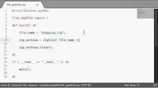 Python [zipfile] 05 ZipInfo Objects