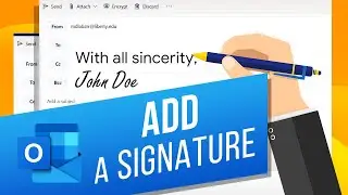 How to Automatically Add a Signature to Messages in Outlook | Add an Image & Logo to Email Signature