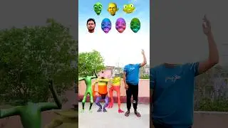 Equal Domi to cosita alien, jocker & dancing frog - Correct head matching gameMagic video