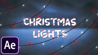 Easily Make Animated Christmas lights in After Effects 2022! Intermediate