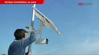 Hikvision unboxing installation New Solar Power 4G LTE Ip Camera Kit DS-2XS6A87G1-L/C32S80 Network