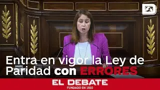 La Ley de Paridad entra hoy en vigor con un «error técnico»