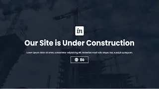 Build A COMING SOON Website Landing Page