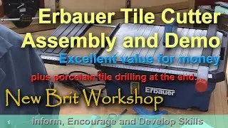 Erbauer Tile Cutter - Assembly and Demonstration