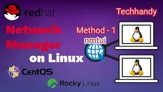 Network Manager on Linux using nmtui tool