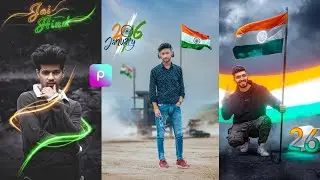 26 January photo editing 2022 | PicsArt Republic day Photo Editing | 26 January Background