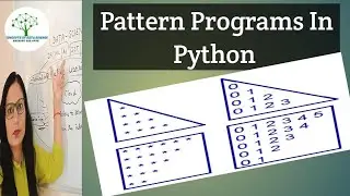 Class 18- Pattern Programs Using Python | Different Type Of Pattern Printing In Python | Python Code