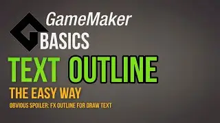 Draw outlined text - the easy way [Game Maker | Basics]