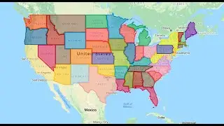 How to make the United States in Google My Maps