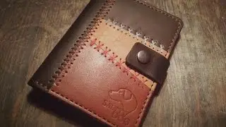 Пэчворк из кожи. Арлекин. Making leather patchwork