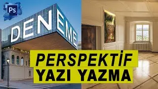 Adobe Photoshop Perspektif Yazı Yazma (Photoshop Eğitim Videoları )