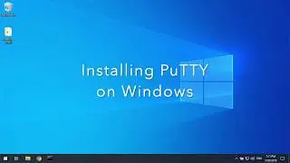 Installing PuTTY on Windows