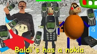 Baldi's has a nokia - Baldi's Basics Mod