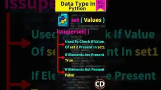 What Is Set Data Type Function In Python?  - Python Short Series Ep. 59 