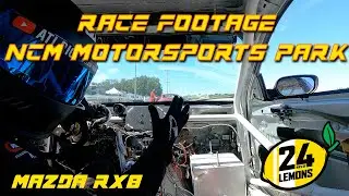 Mazda RX8 Race Footage NCM Motorsports Park 24 Hours of Lemons