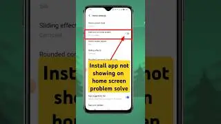 Add icon to home screen | android app not showing on home screen | 