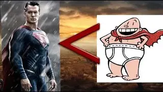 When Captain Underpants outscales Superman