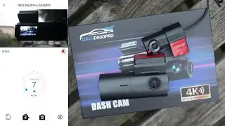 GKU D600 Pro 4K+1080P 5G Wi-Fi GPS Dashcam Review