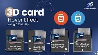 Amazing 3D Card Effect | hover effect | CSS | tilt.js