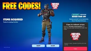 How To Get Never Give Up Emoticon CODES NOW FREE in Fortnite! (Free Never Give Up Emoticon)