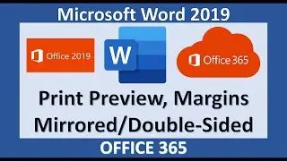 Word 2019 - Preview and Adjust Page Layout - Microsoft Office 365