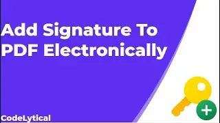 How to Add Digital Signature in PDF File Electronically using Nitro Pro 13