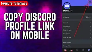 How To Copy Discord Profile Link On Mobile