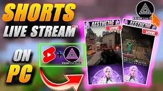 Set-up Shorts Livestream in PRISM Studio LIVE | Vertical livestream || OBS vertical Streaming