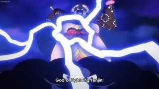 Big Mom Uses God Of Lighting Tenjin - Episode 1017