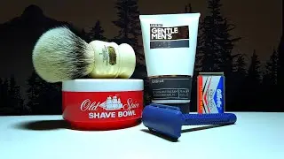 Бритьё с мылом 1970-х годов! Old Spice soap, Simpsons Chubby 2, Tabac, Gillette - Wilkinson Sword