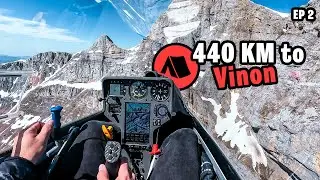 440 km TRAVEL by GLIDER Grenoble - Vinon Ep. 2