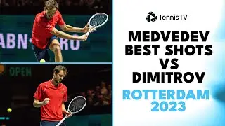 Daniil Medvedev Best Shots vs Grigor Dimitrov | Rotterdam 2023