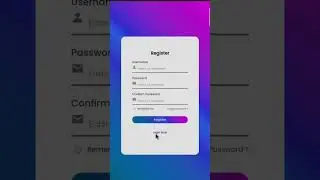 Responsive Login & Registration Form using HTML, CSS
